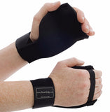 NewGrip Weight Lifting Gloves Pair Front and Back Black Color